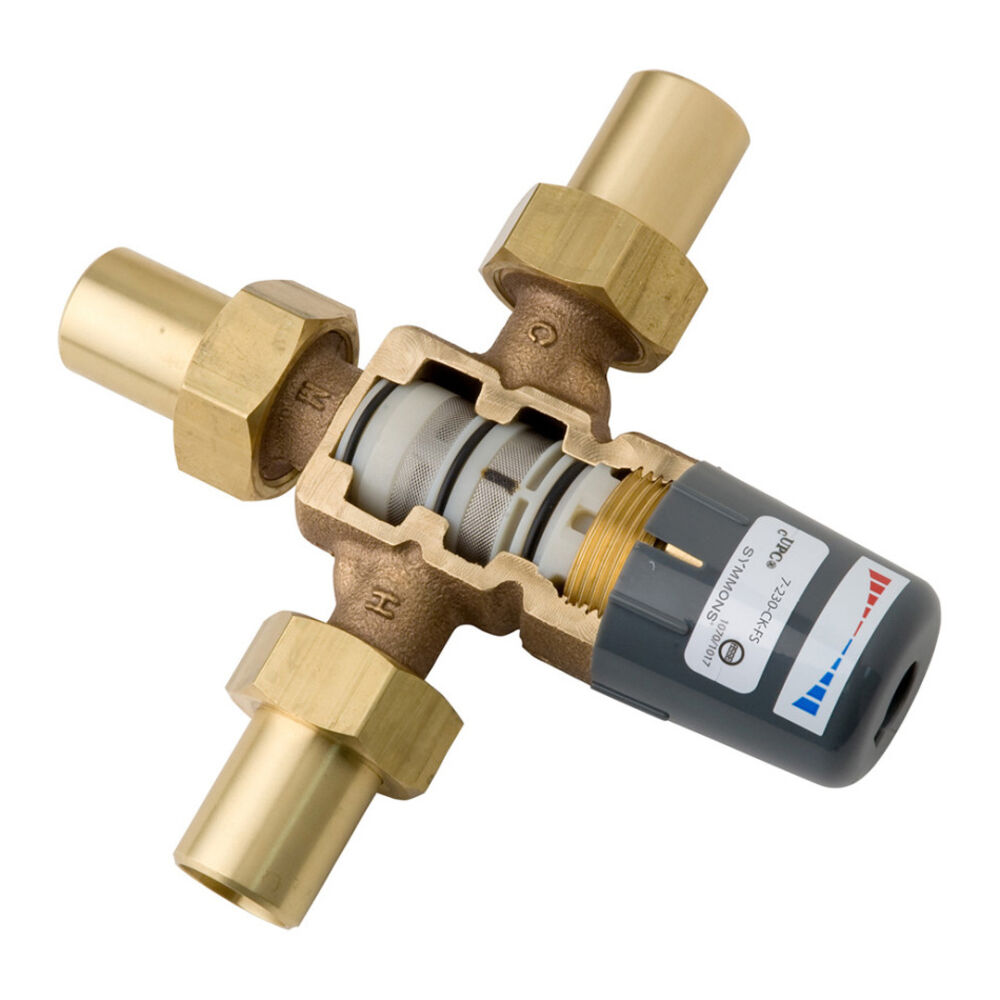 7-230-CK-FS MaxLine® 3/4" Female Sweat High Flow Thermostatic Mixing Valve