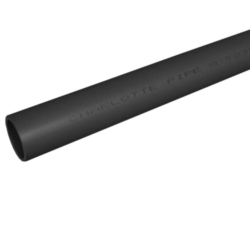 1" x 20' Plain End, SCH 80/XH PVC Pipe, Gray