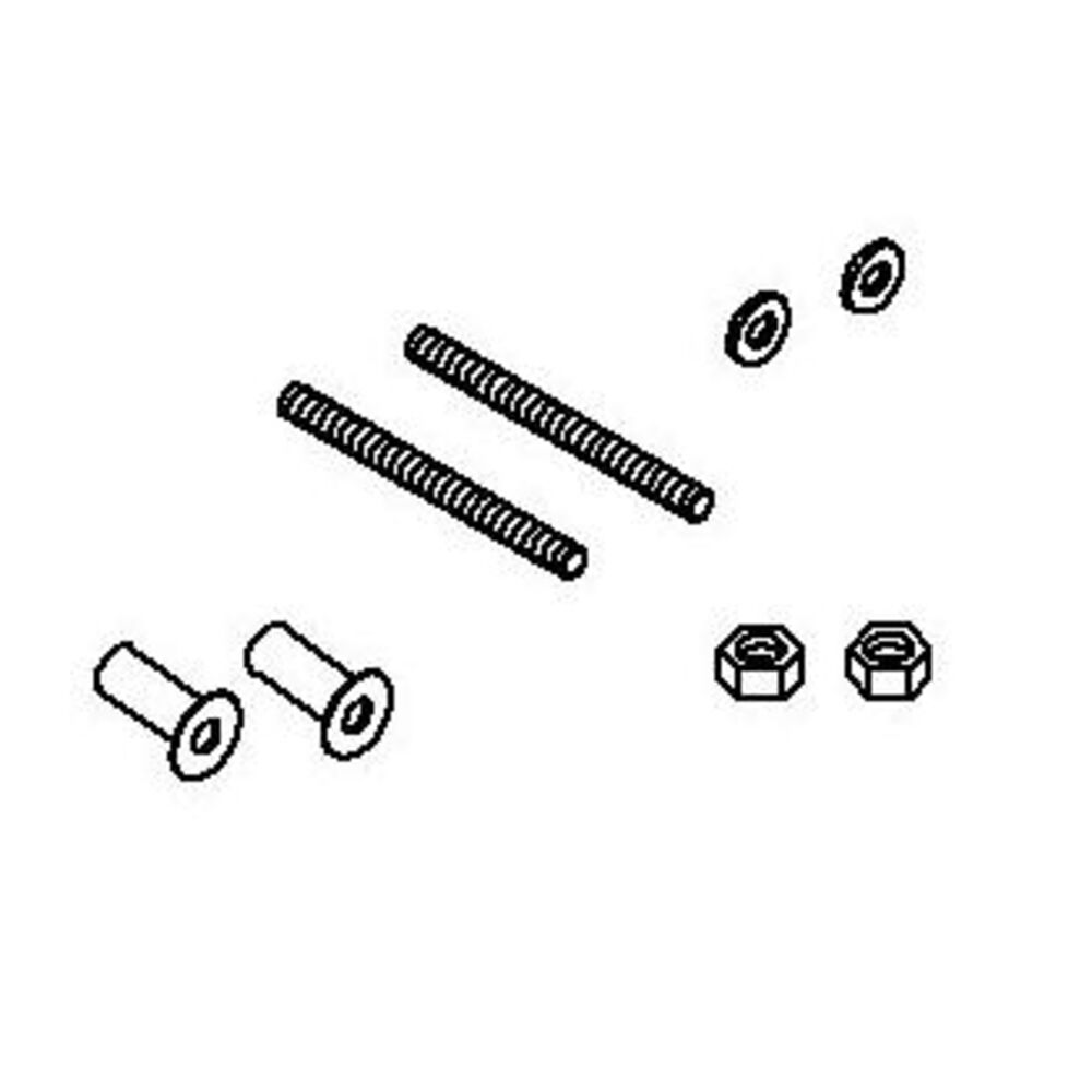 Kohler® 1045162 Threaded Rod Assembly, For Use w/ K-6284-NA" Wall Tank Carrier