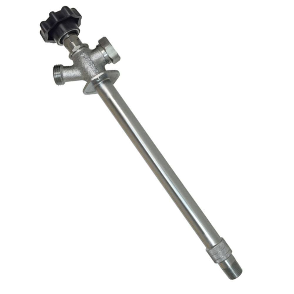 LEGEND 108-153NL T-550NL 1/4-Turn Anti-Siphon Frost Free Sillcock w/ Softouch™ Handwheel Actuator and Brass Cap, 1/2 x 8" Nominal, MNPT x C End Style, Brass Body