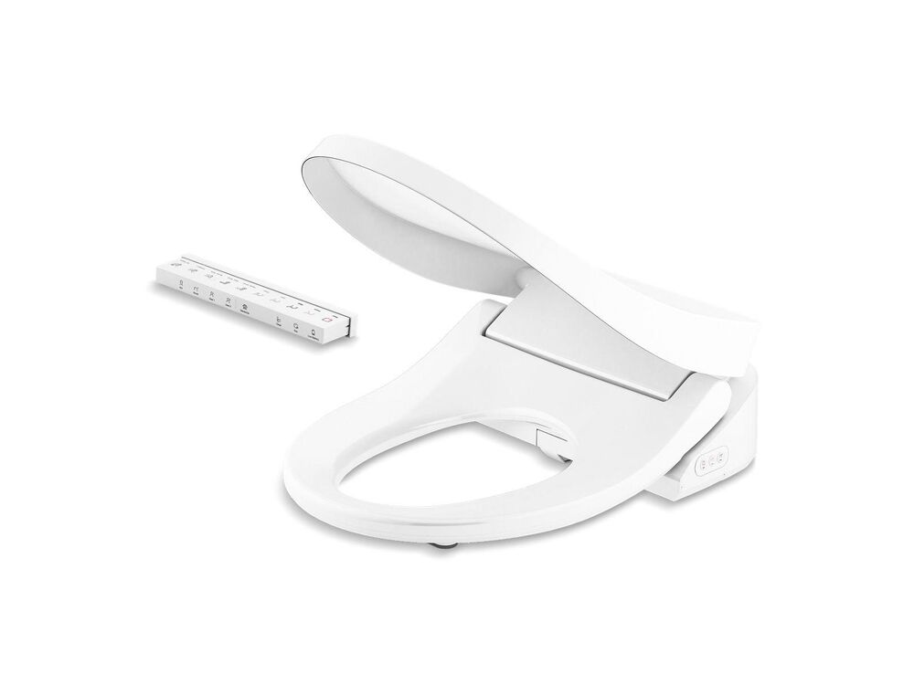 Kohler® 28118-0 Toilet Seat, PureWash® E815, Plastic, White