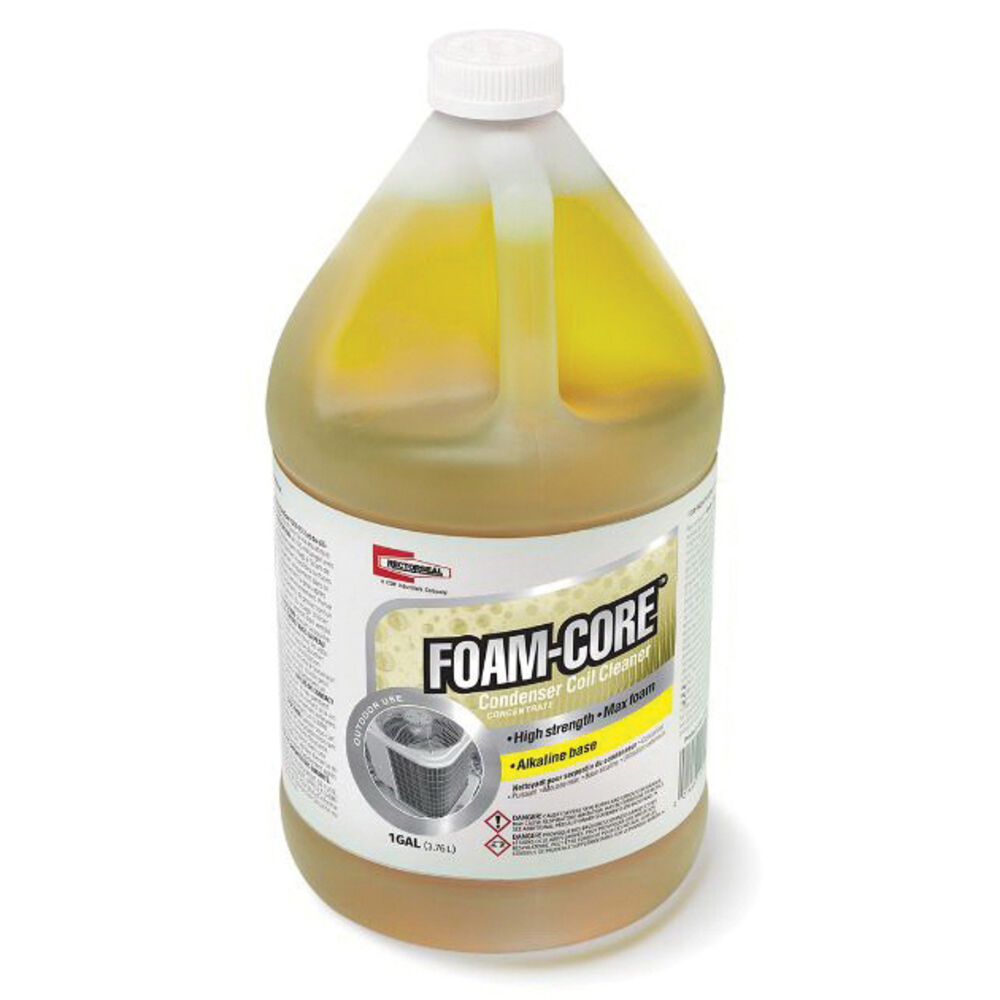 RectorSeal® 11050 Alkaline Based Coil Cleaner, 1 gal Bottle, Liquid Form, Little/No Odor, Yellow