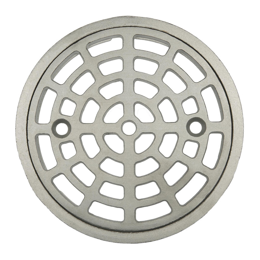 821-2SSRPK1 Round Ring and Strainer w/ Screws, 4-1/2" Nominal, Stainless Steel, Matte