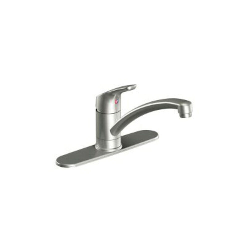 CFG CA42511CSL Baystone™ Kitchen Faucet w/o Side Spray, 1.5 gpm, 8" Center, Classic Stainless, 1 Handle, Domestic, Residential