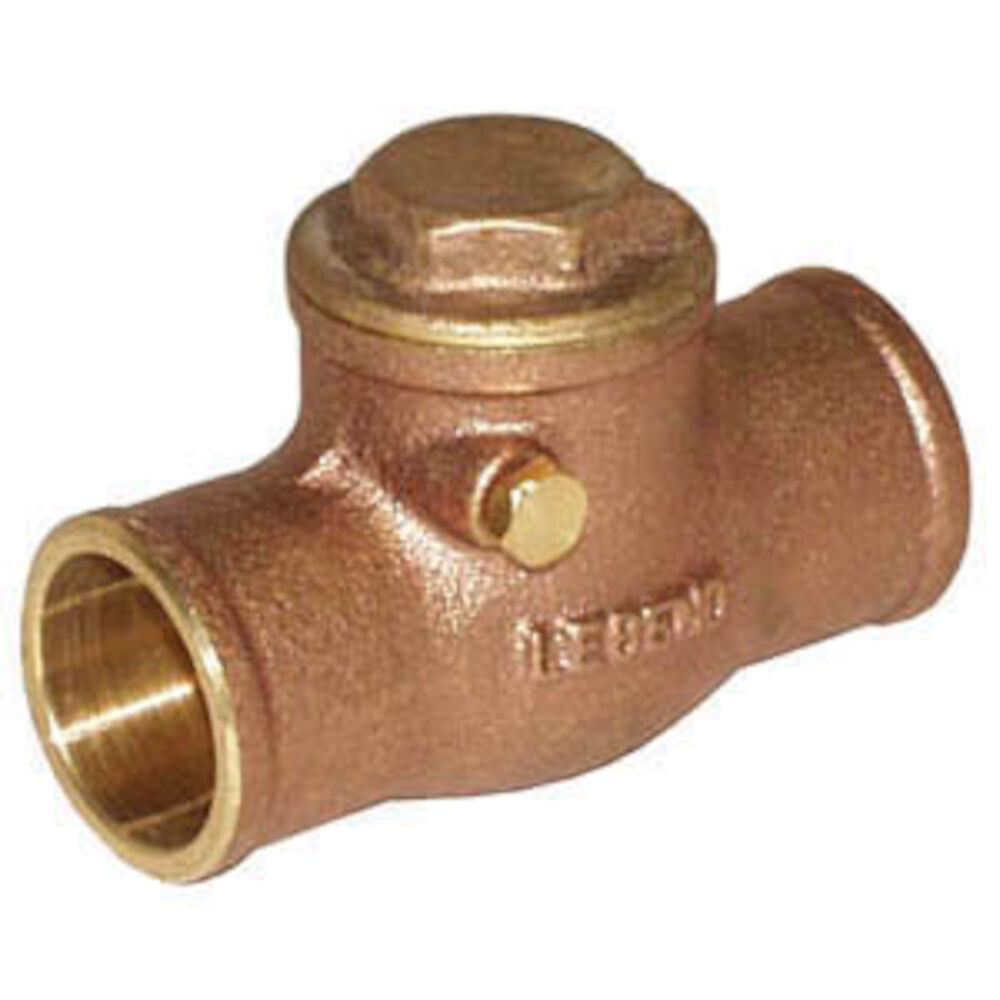 LEGEND 105-203 S-451 Swing Check Valve, 1/2 in, C, Cast Brass Body, Import