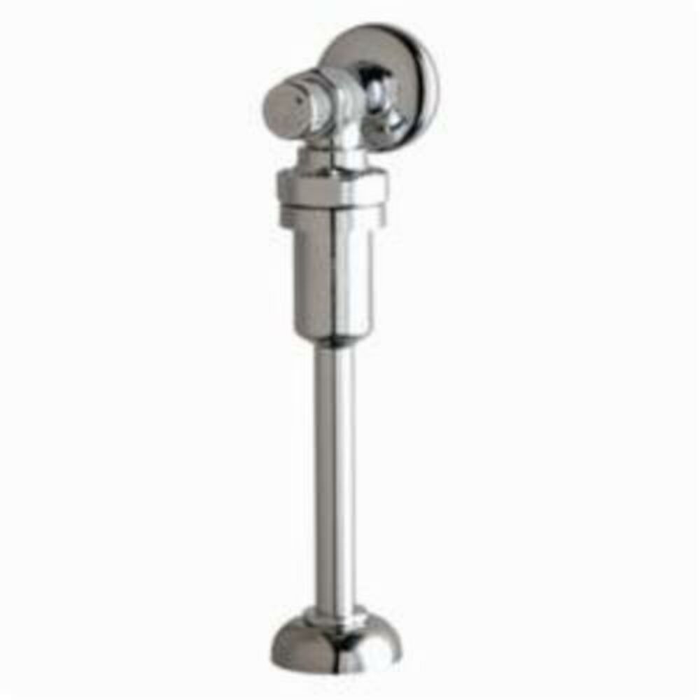 Chicago Faucet® 732-VBCP Angle Urinal Valve With Riser, 1/2" FNPT Inlet, 20 to 125 psi, Chrome Plated, Domestic