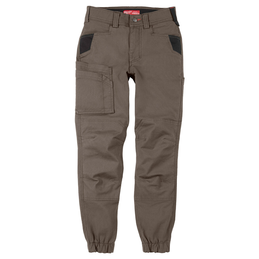 Milwaukee® Tool F652N Women's GRIDIRON™ Double Knee Jogger Pants, Brown