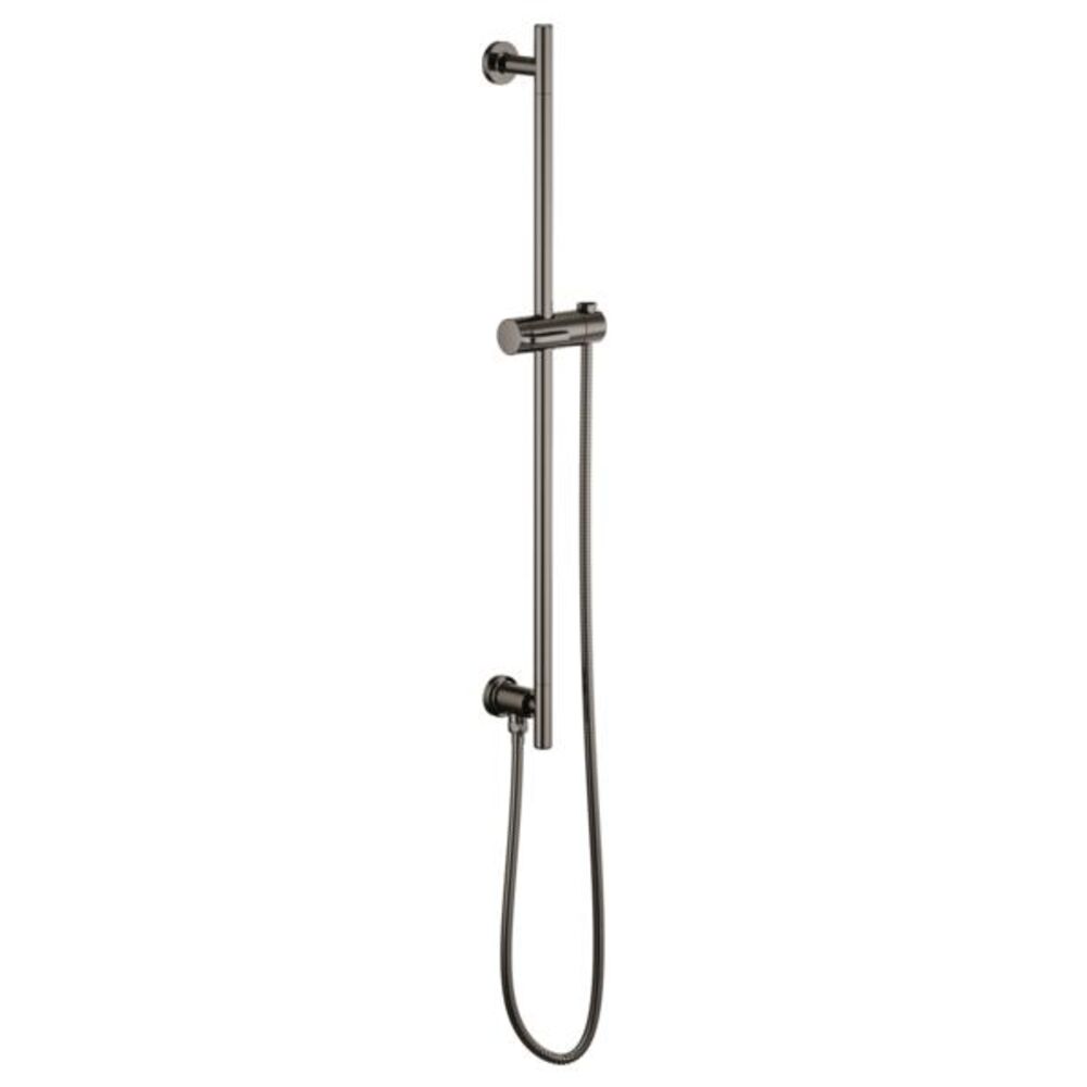 Brizo® 74792-BNX Linear Round Shower Side Bar, 30" L Bar, 3-5/8" OAD, Brilliance Black Onyx