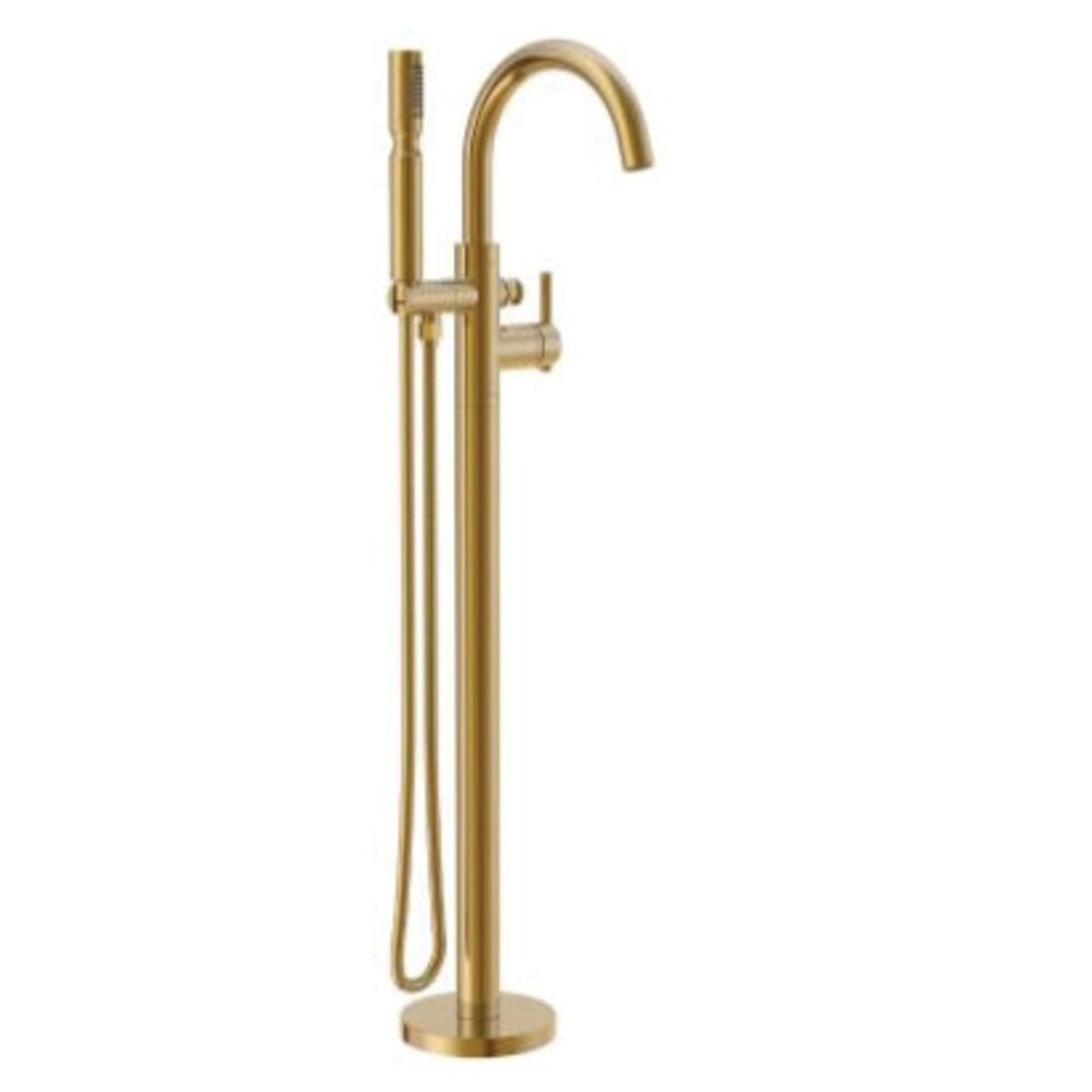 Gerber® D300558BBT Contemporary Floor Mount Tub Filler Trim Kit, 1.75 gpm Flow Rate, ADA-Compliant, Brushed Bronze