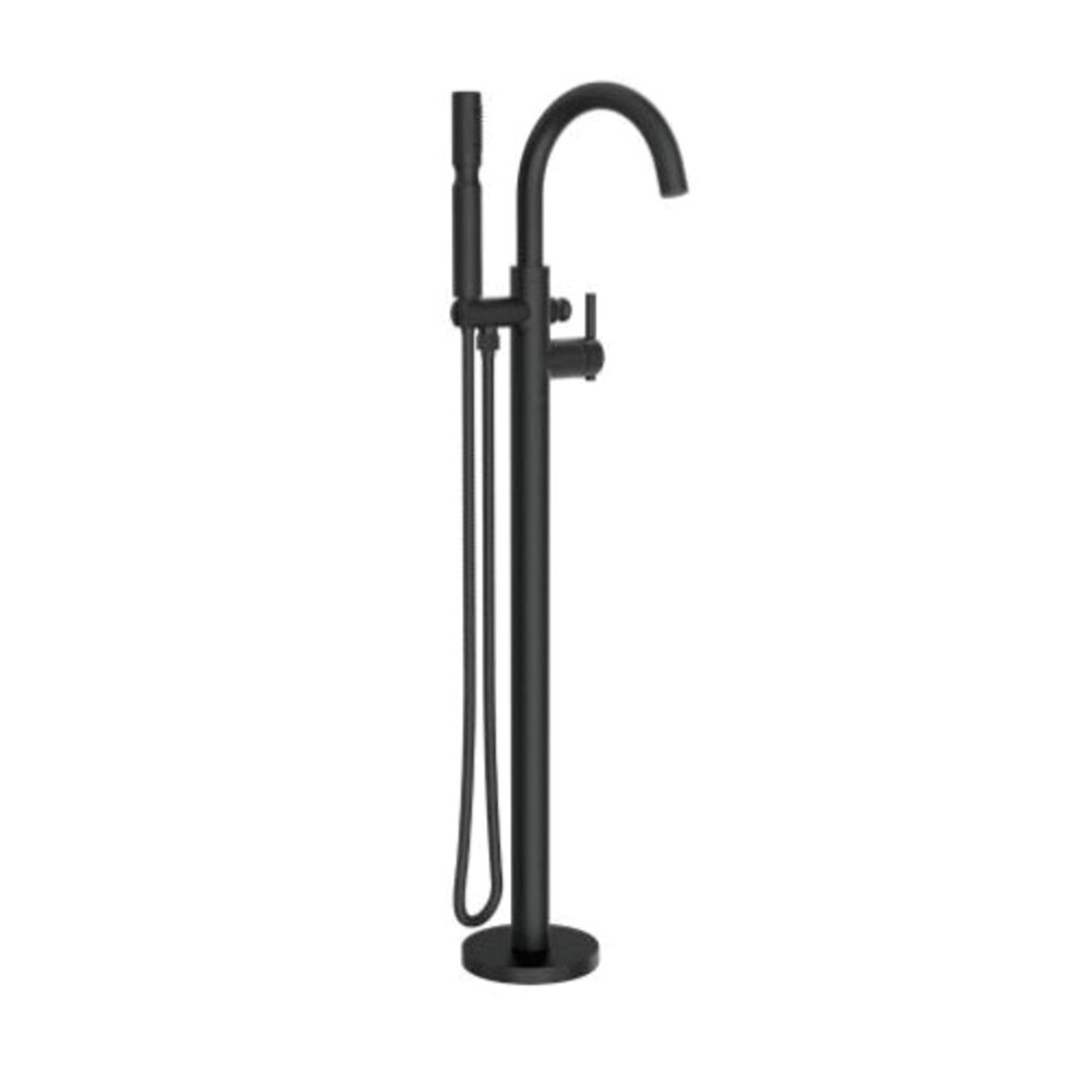 Gerber® D300558BST Contemporary Floor Mount Tub Filler Trim Kit, 1.75 gpm Flow Rate, ADA-Compliant, Satin Black