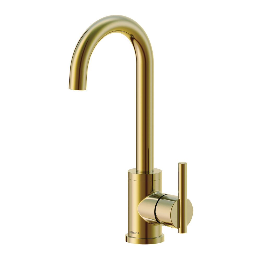 Gerber® D150558BB Parma® Bar Faucet With Side Mount Handle, 1 Handle, 1.75 gpm, ADA-Compliant, Brushed Bronze