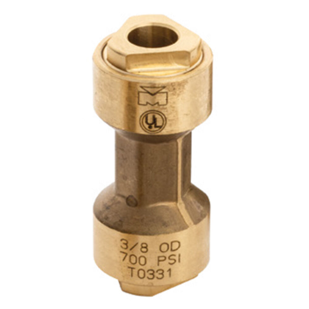 ACP10141 ACP Streamline® 1/4" ACP Push End Coupling, Brass