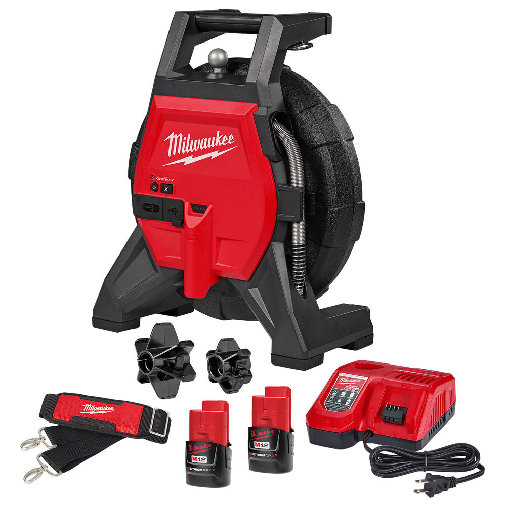 Milwaukee® Tool 3318-22B M12™ 85’ High Flex Compact Inspection Camera Kit
