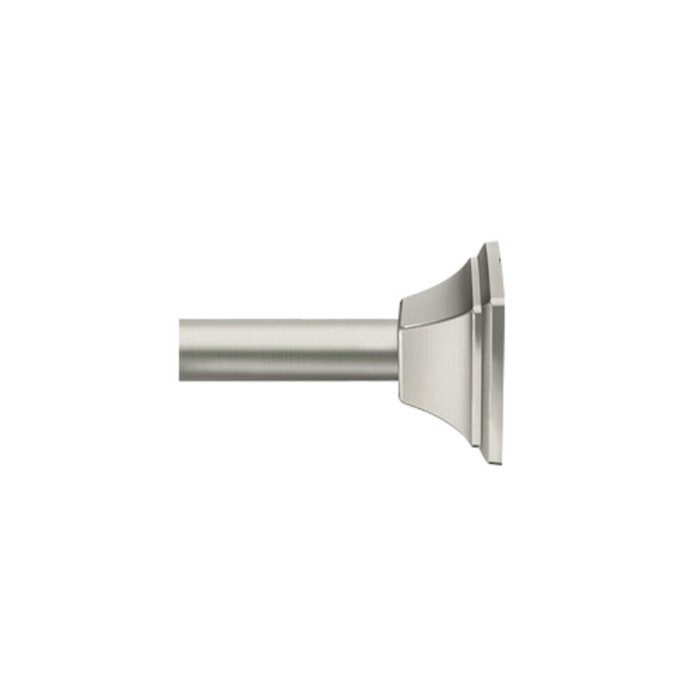 Moen® TR1032BN Square Straight Decorative Tension Shower Rod, 57 to 60" L Rod/Track, Brushed Nickel
