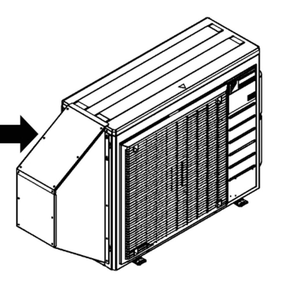 KPS067A41 Side Intake Snow Hood, Small Base