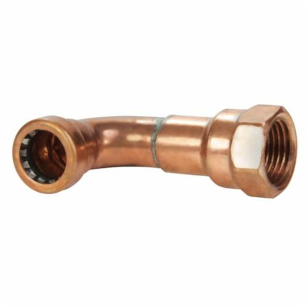 EPC CopperLOC™ 907-3 Female Push 90 deg Elbow, C x Female, Copper