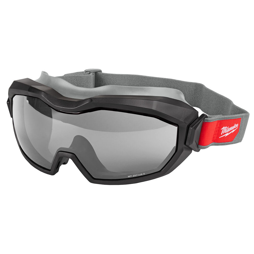 Milwaukee® Tool 48-73-2066 Non-Vented Goggles, Anti-Scratch Clear and Gray Lens, ANSI/ISEA Z87.1, CSA Z94.4