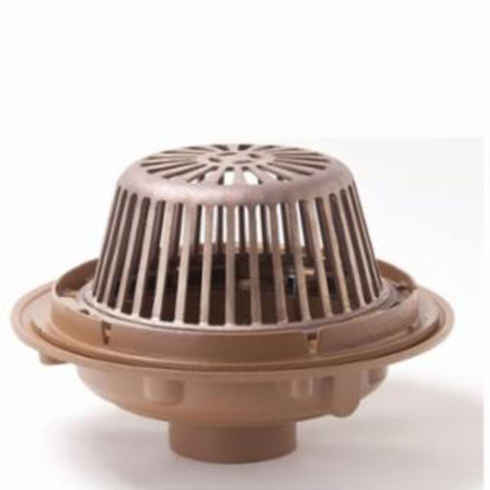 1010Y04 (-RDP) Roof Drain, 4" Outlet, No-Hub Connection, Cast Iron Drain