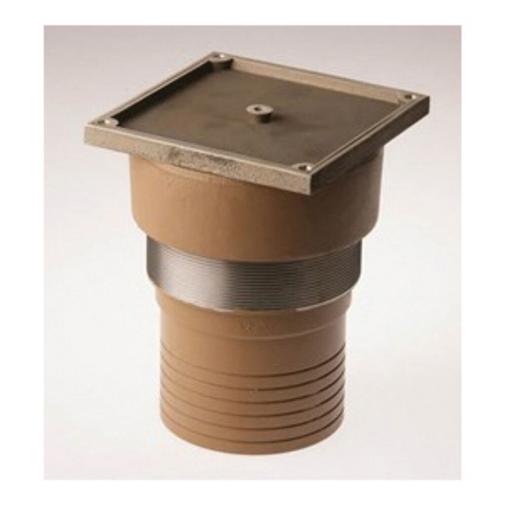 4211LXH03-NS Terrazzo Floor Cleanout, 8-1/2" Cleanout, 3" Outlet, Cast Iron