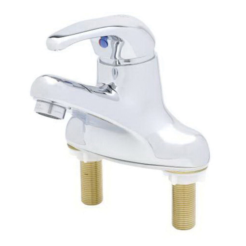 T & S B-2711-VF05 Lavatory Faucet, 1 Handle, 0.5 gpm, Polished Chrome