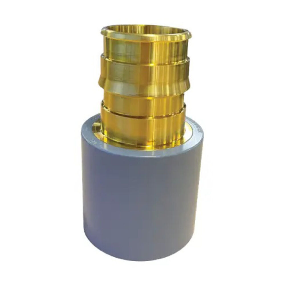 CP8511010 ProPEX® Socket Adapter, 1", F1960 Cold Expansion PEX x CPVC, Brass,  Lead Free, IPS SCH 80