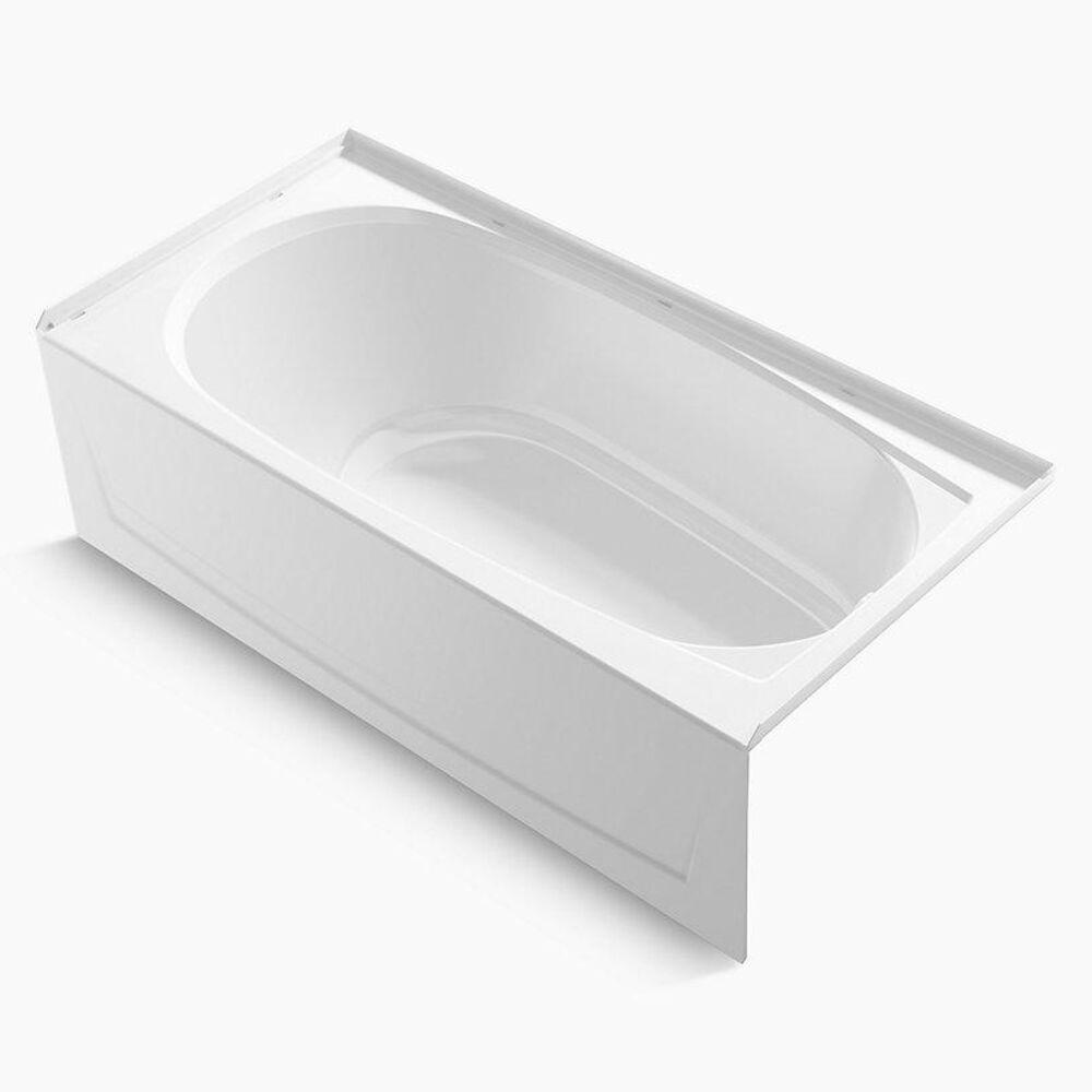 71341122-0 Performa™ 2 Oval Shaped Bathtub, 60" L x 29" W, Right Drain, Vikrell, White