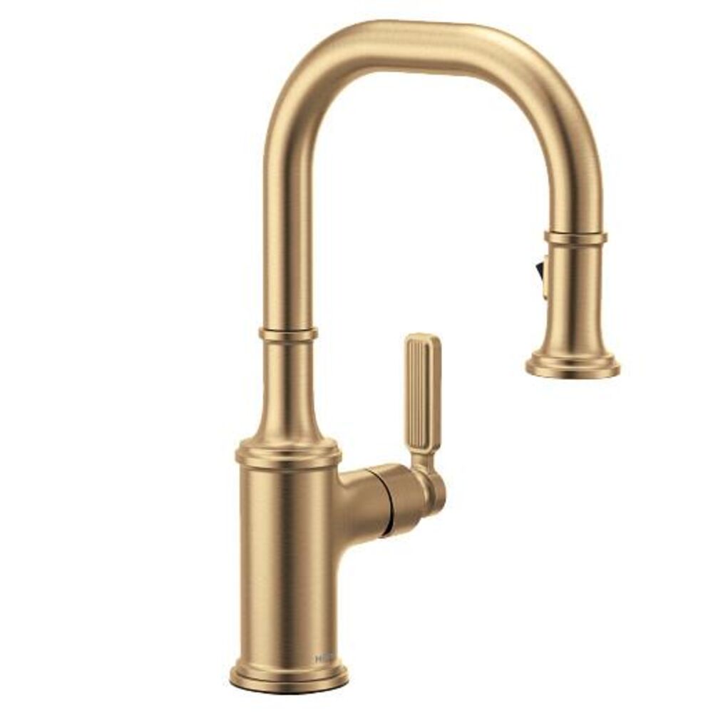 Moen® 5770BZG Smyth™ Single-Handle Pulldown Bar Faucet, Bronzed Gold