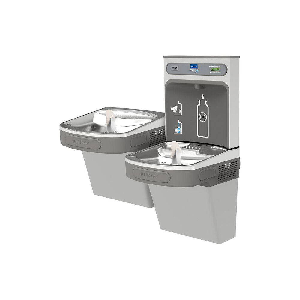 EZSTL8WSLK EZH2O® Non-Filtered Bottle Filling Station and Bi-Level Cooler, Sensor Operation