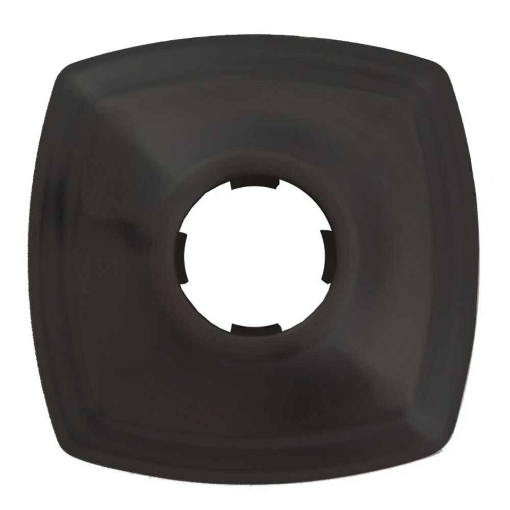 Moen® 164745BL Square Shower Arm Flange, Matte Black
