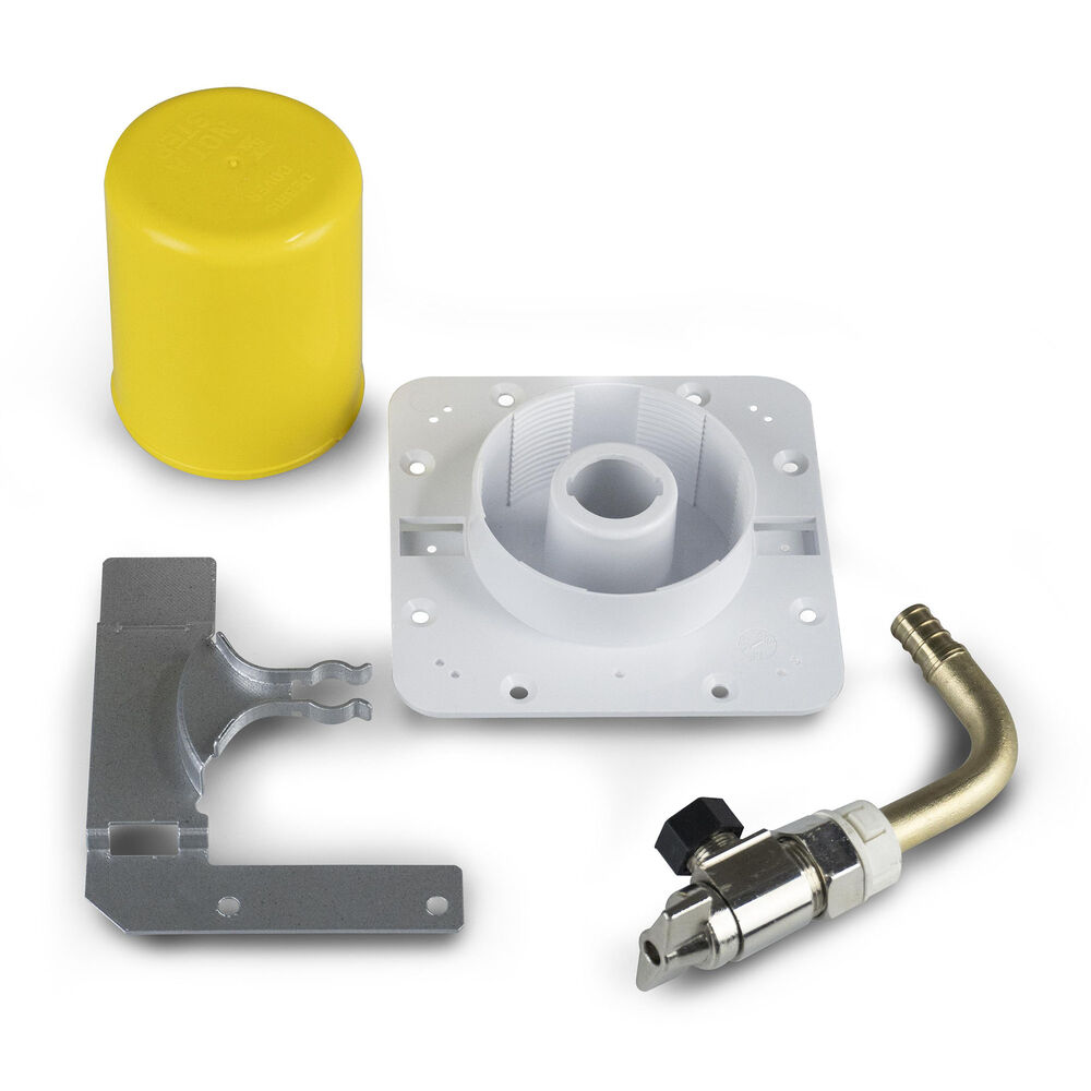 Sioux Chief 699RA1-XR 699R Single Valve Outlet Plate, 3/8" Compression Outlet x 1/2" PEX Connection, FR-ABS