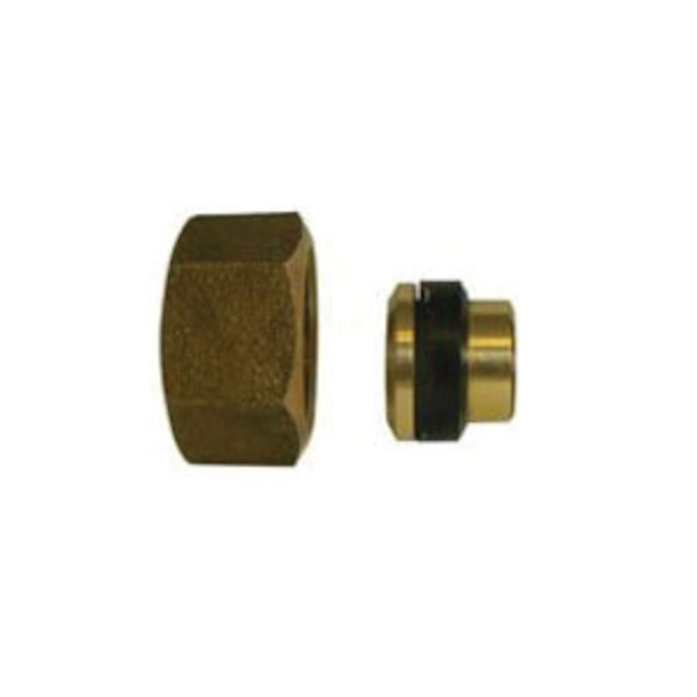 McDonald® 5121-437, 74693 Plug Kit, 1 in, CTS Compression, Brass