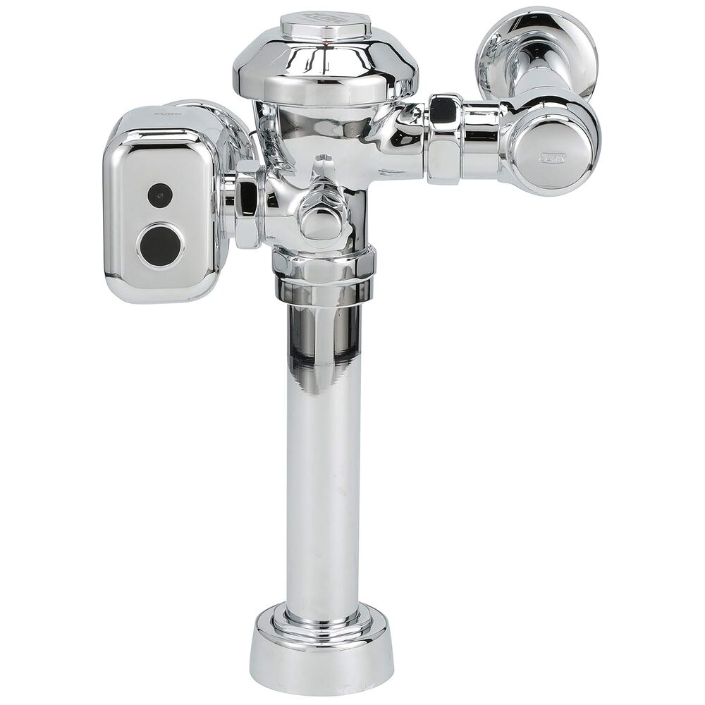 AquaSense® ZEMS6000AV-HET.0002 ZEMS6000AV-HET-IS Exposed Integral Sensor Water Closet Flush Valve, Hardwired, 1.28 gpf, 1" IPS, 25 to 80 psi, Polished Chrome