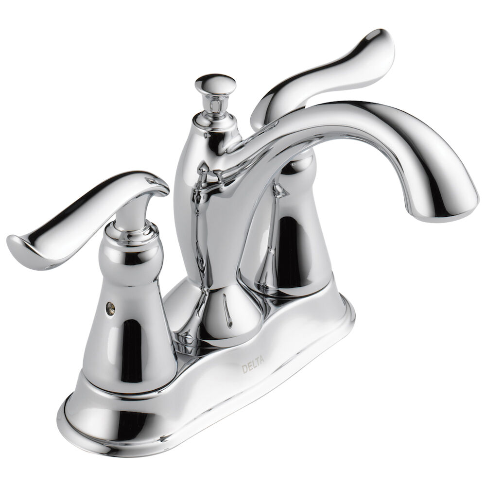 Delta Linden™ Two Handle Centerset Bathroom Faucet, Chrome