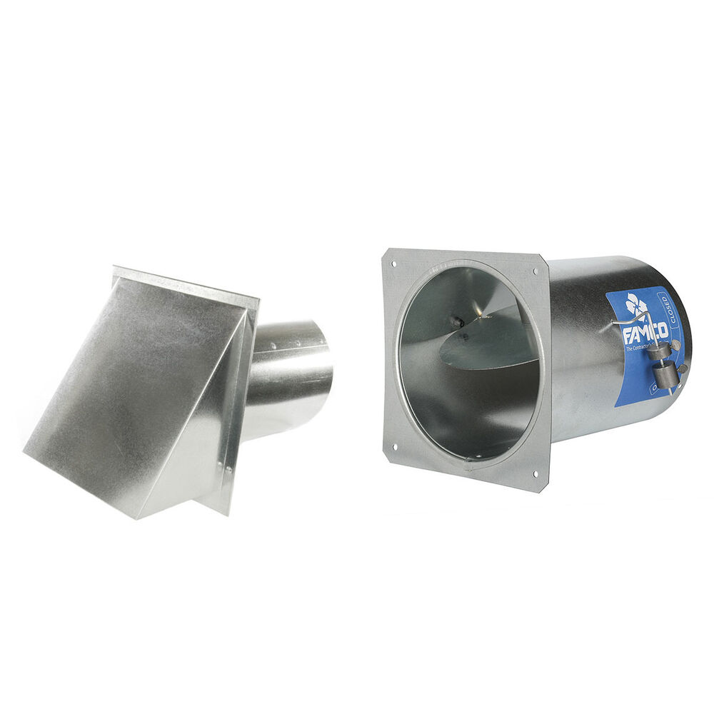 SKTL6-KIT 6" Make-Up Air Kit w/ Galvanized Intake Hood