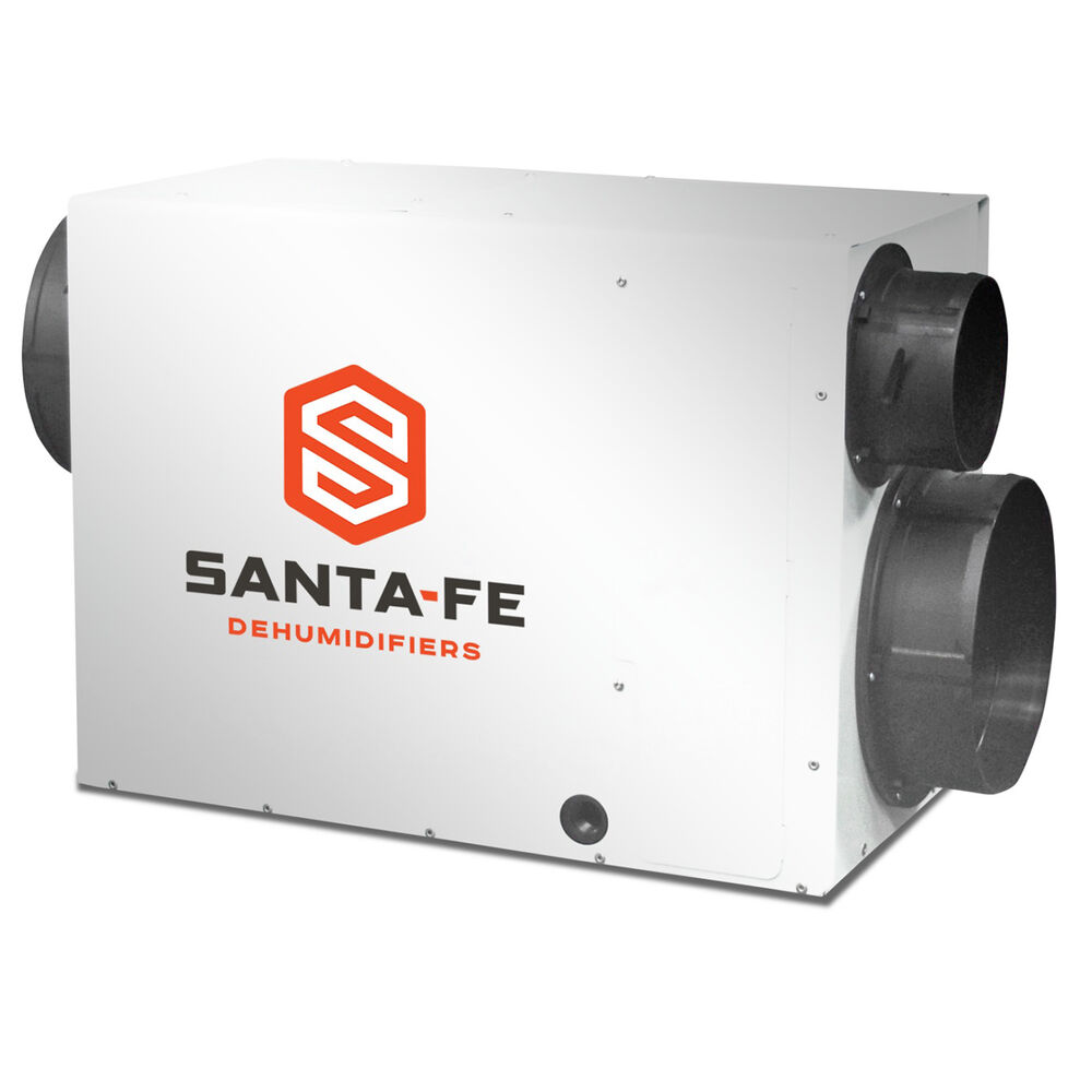 Santa Fe 4044400 Ultra120 Whole House Dehumidifier, 118 pt/Day, 115 V, 7.4 A, 350 cfm, R-454B