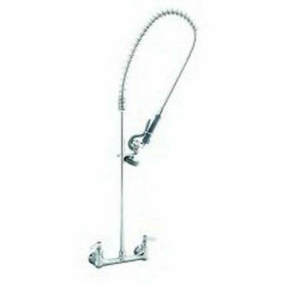 T & S B-0133 Easy-Install Pre-Rinse Unit, 1.42 gpm, 8 in Center, Polished Chrome