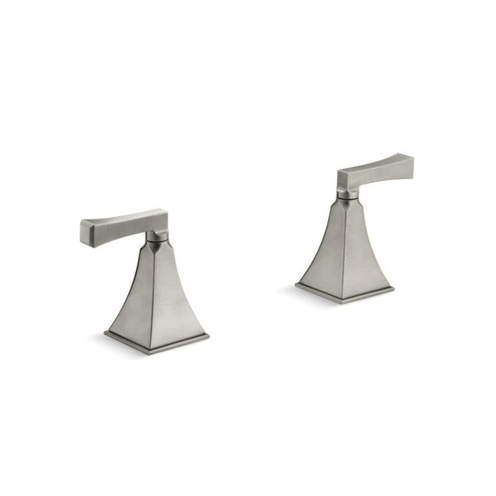 Kohler® T467-4V-BN Memoirs® Deck Mount High-Flow Stately Bath Valve Trim With Deco Lever Handles, Brass, Vibrant® Brushed Nickel