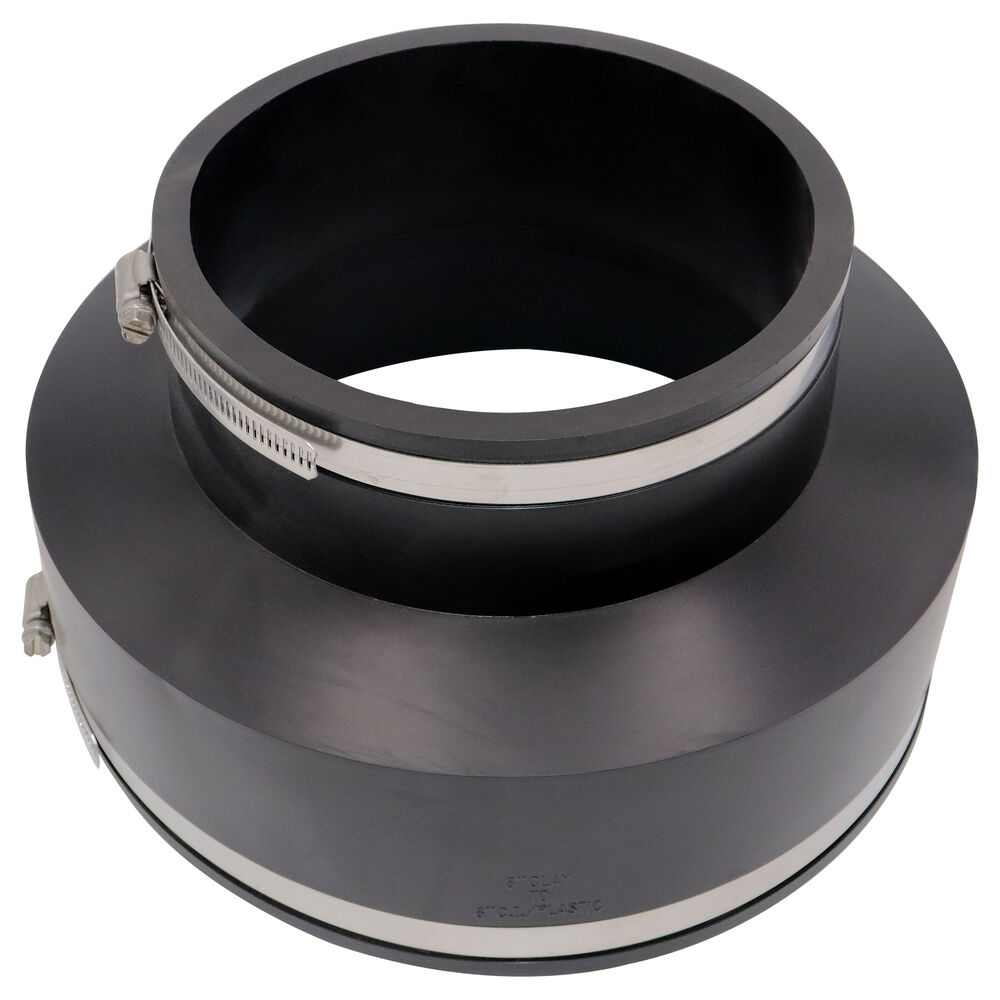 Fernco® 1002-86 Flexible Pipe Coupling, 8x6 in, PVC