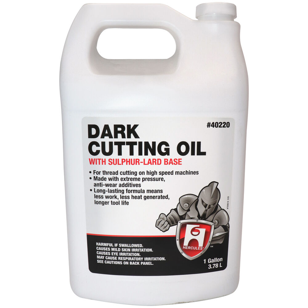 Hercules® 40220 Cutting Oil, 1 gal, Amber Liquid, Dark Brownish, Petroleum
