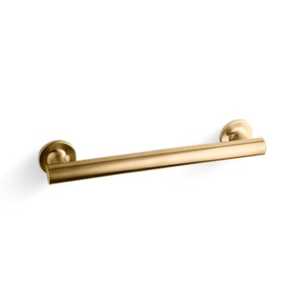 K-11891-2MB Purist® 12" Grab Bar, Vibrant Brushed Moderne Brass