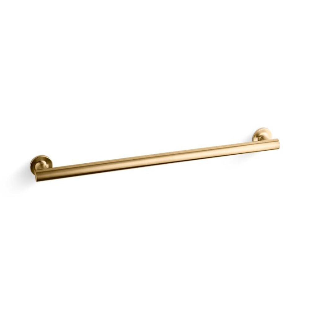 K-11893-2MB Purist® 24" Grab Bar, Vibrant Brushed Moderne Brass
