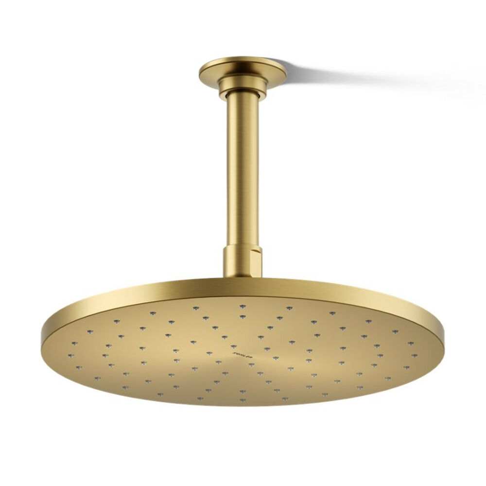 K-13689-G-2MB Contemporary Round 10" Single-Function Rainhead, 1.75 gpm, Vibrant Brushed Moderne Brass