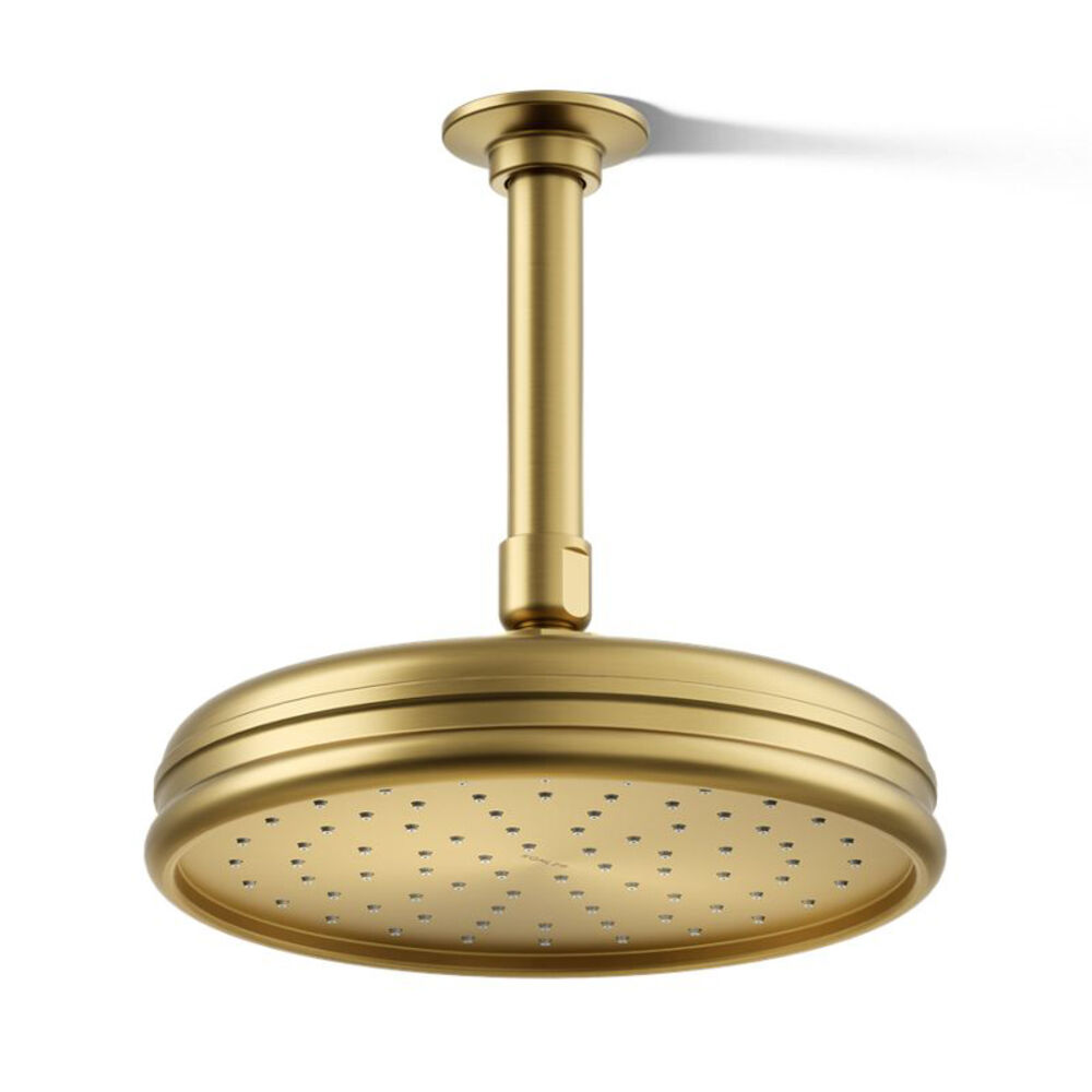 K-13692-2MB 8" Single-Function Rainhead, 2.5 gpm, Vibrant Brushed Moderne Brass