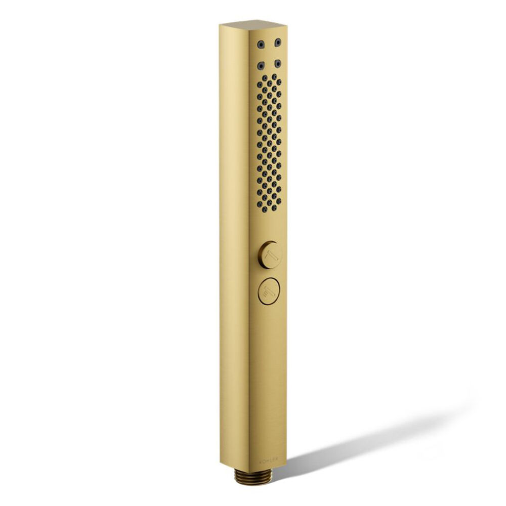 K-21336-G-2MB Shift®+ Square two-Function Handshower, 1.75 gpm, Vibrant Brushed Moderne Brass