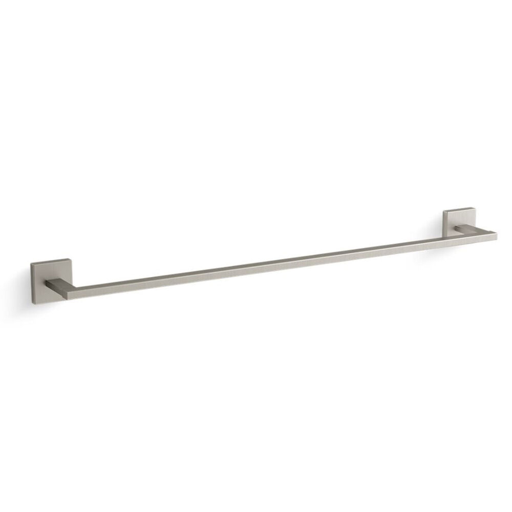 K-23285-BN Square 24" Towel Bar, Vibrant Brushed Nickel