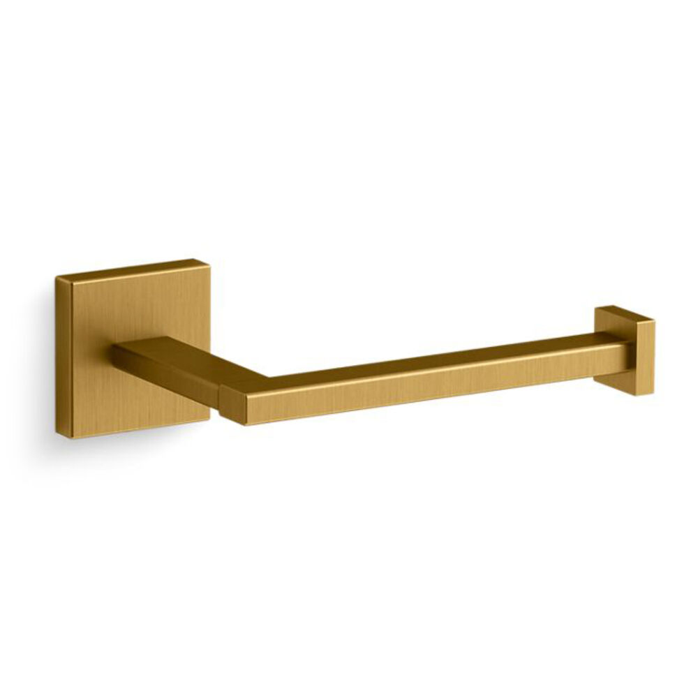 K-23292-2MB Square Toilet Paper Holder, Vibrant Brushed Moderne Brass