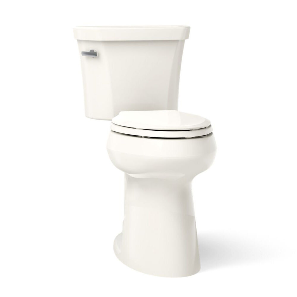 K-25224-96 Highline® Tall two-piece Elongated Toilet, 1.28 gpf, Biscuit