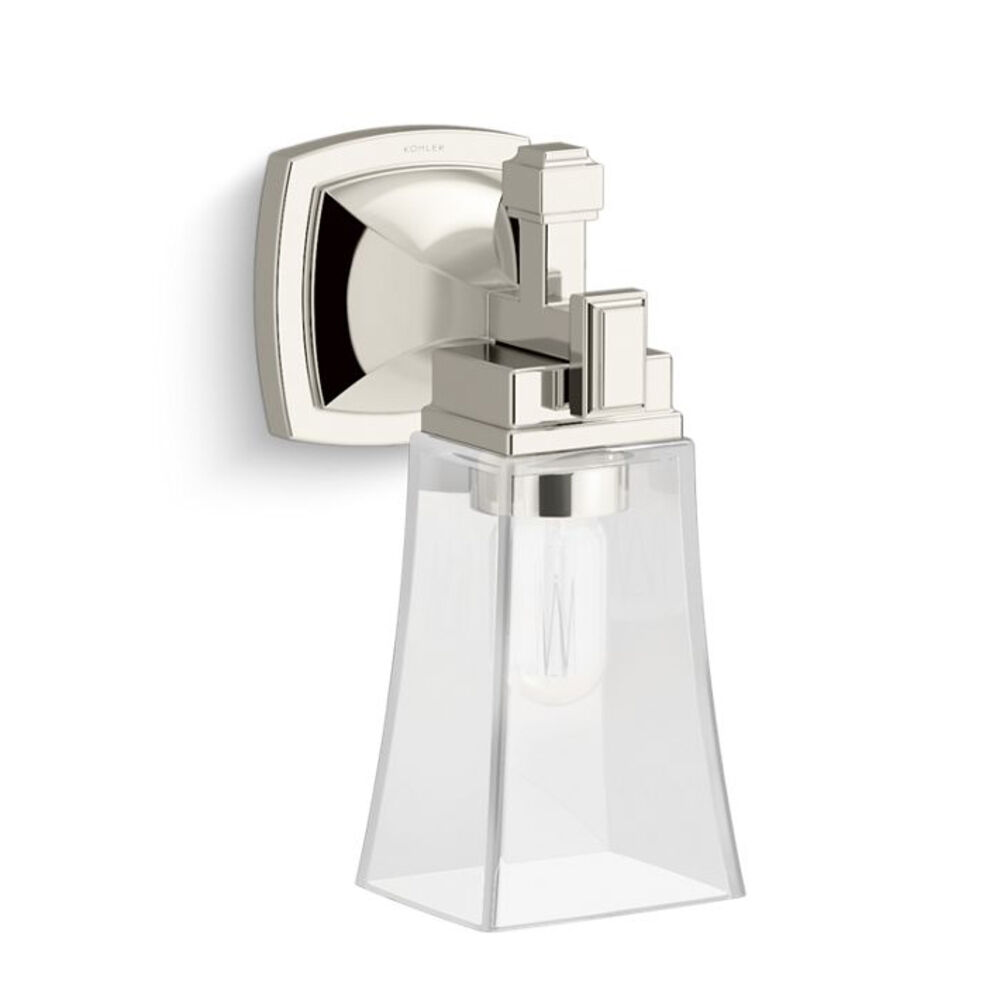 K-31755-SC01-SNL Riff® One-Light sconce, Polished Nickel