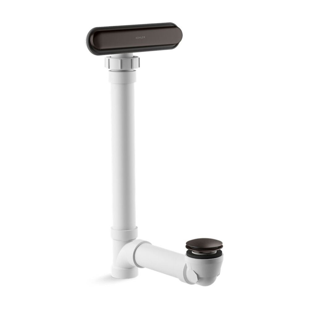 K-7272-BGP Clearflo Slotted Overflow Bath Drain, Vibrant Brushed Graphite