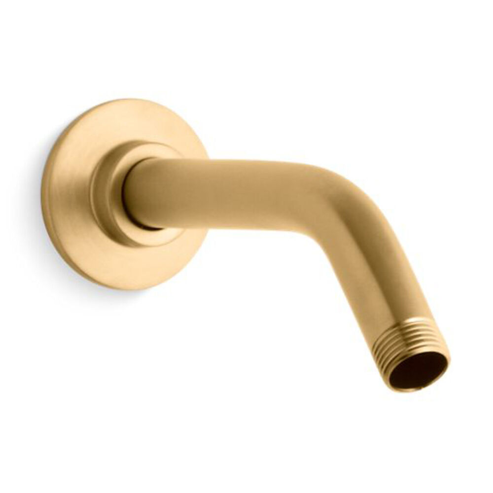 K-7397-2MB MasterShower® Shower arm and flange,7-1/2" long, Vibrant Brushed Moderne Brass